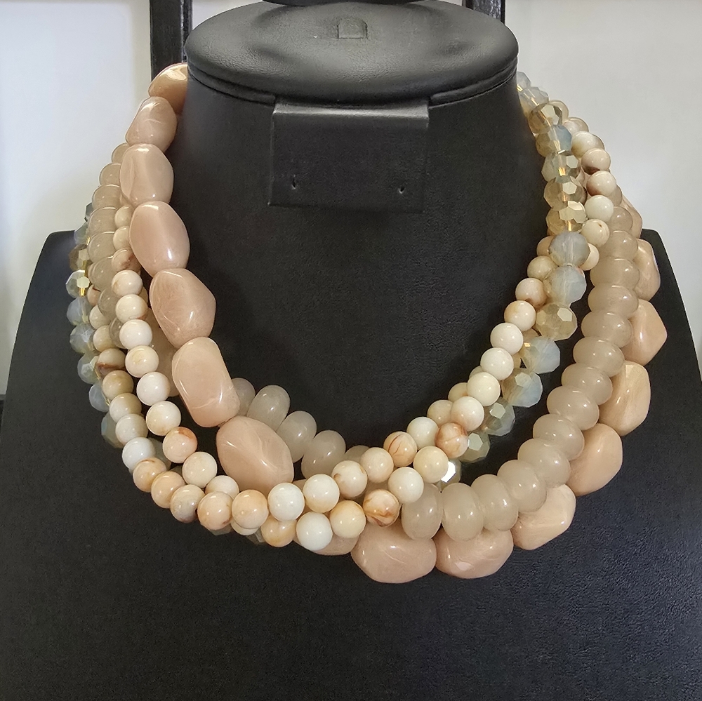 Banana Republic Multi-Strand Beaded Necklace
